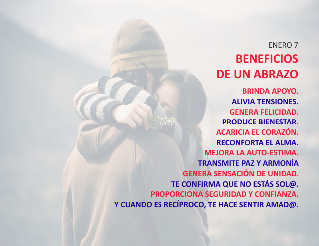 Beneficios de un abrazo